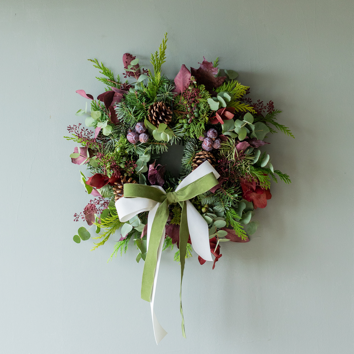 Corona natural de Navidad