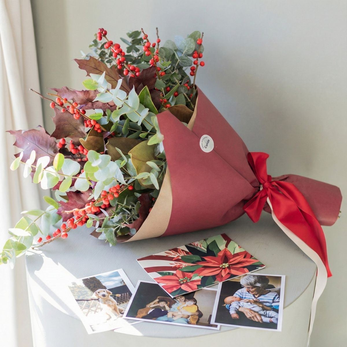 Pack Navidad: Jungle Bells con Envoltorio, Tarjeta y Foto Personalizada