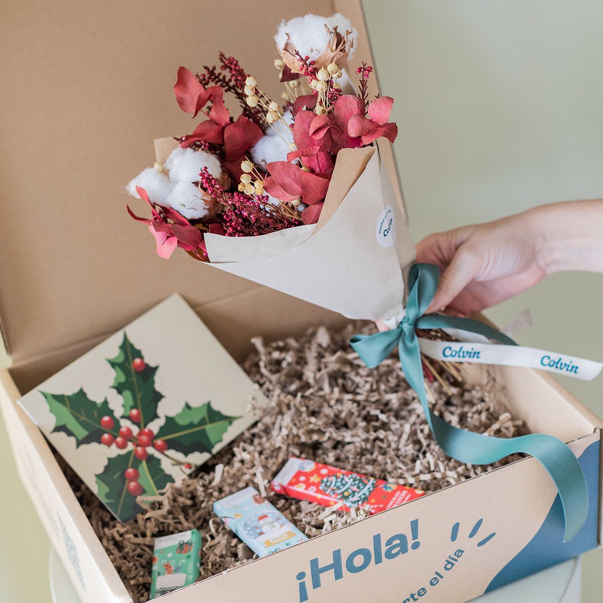 Pack Natal: Mini Buquê com Bombons e Cartão