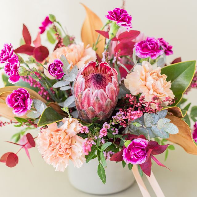 Arreglo de Otoño con Protea