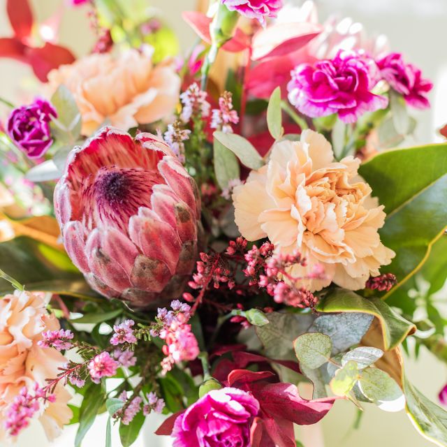 Arreglo de Otoño con Protea
