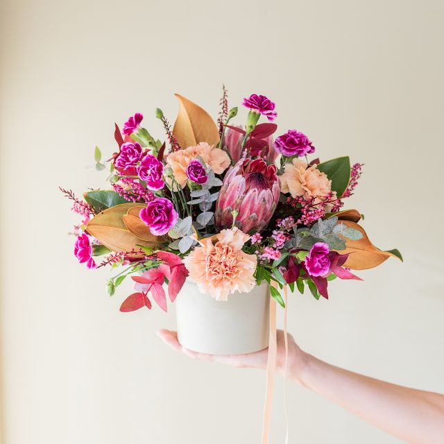 Arreglo de Otoño con Protea