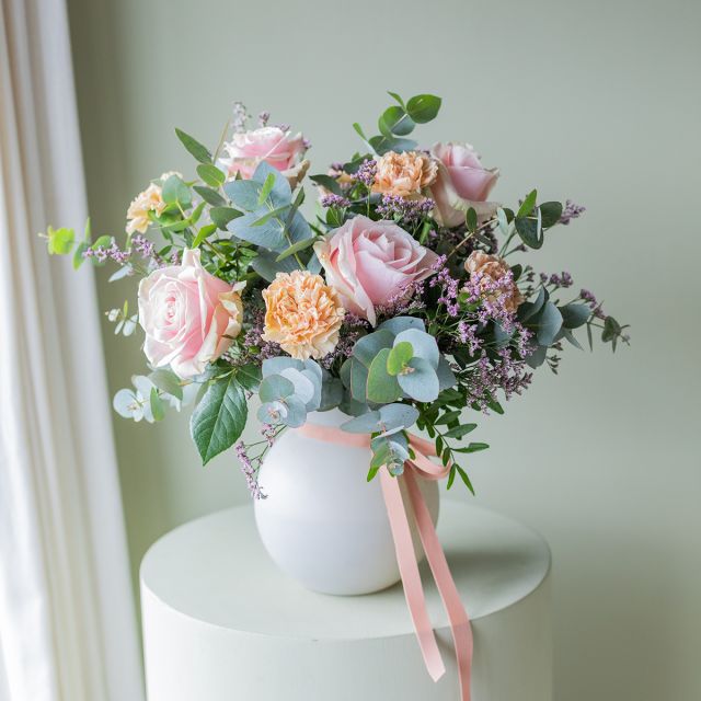 Cashmere - Ramo con rosas rosas - Entrega Hoy
