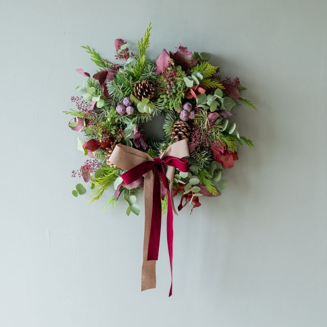 Coroa natural de Natal