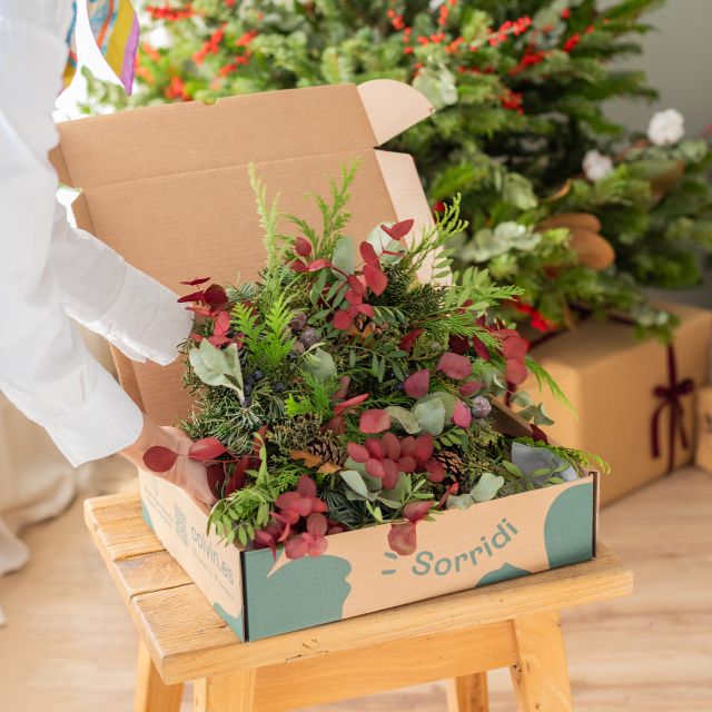 Coroa natural de Natal