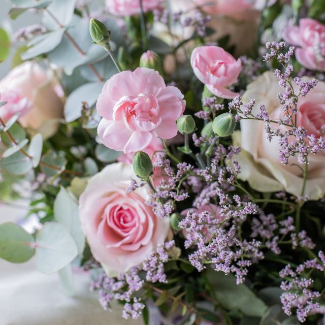 Arranjo com Rosas Cor-de-rosa