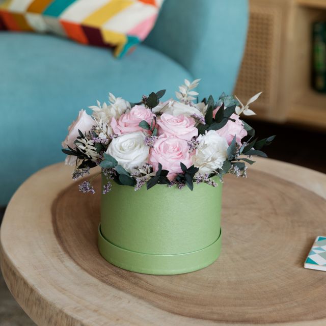 Comprar sombrerera con rosas online